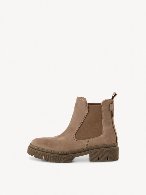 Tamaris Leder Chelsea Boot - Braun