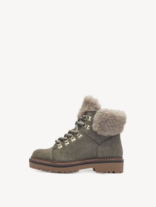 Tamaris Stiefelette - Grün Warmfutter