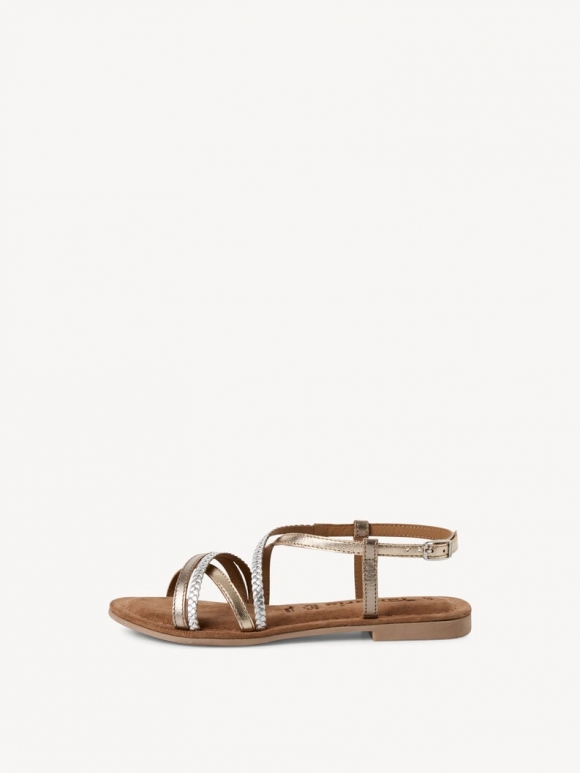 Tamaris Ledersandale - Beige