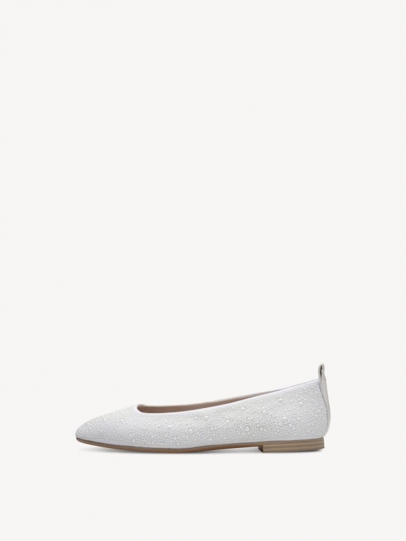 Tamaris Ballerina - Weiß Tamaris Ballerina - Weiß