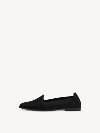 Tamaris Lederslipper - Schwarz Tamaris Lederslipper - Schwarz