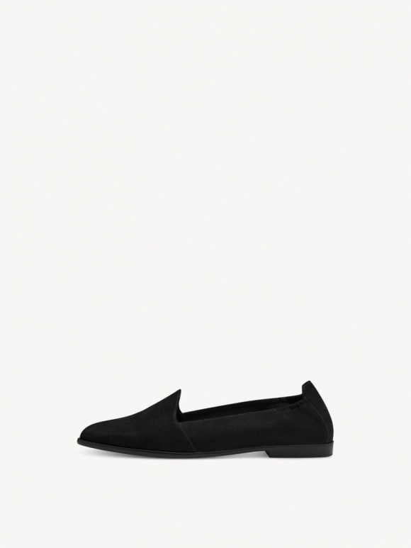 Tamaris Lederslipper - Schwarz Tamaris Lederslipper - Schwarz