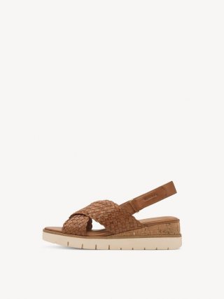 Tamaris Ledersandalette - Braun Tamaris Ledersandalette - Braun