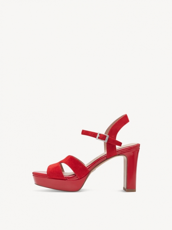 Tamaris Ledersandalette - Rot