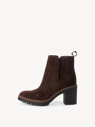 Tamaris Leder Chelsea Boot - Braun Tamaris Leder Chelsea Boot - Braun