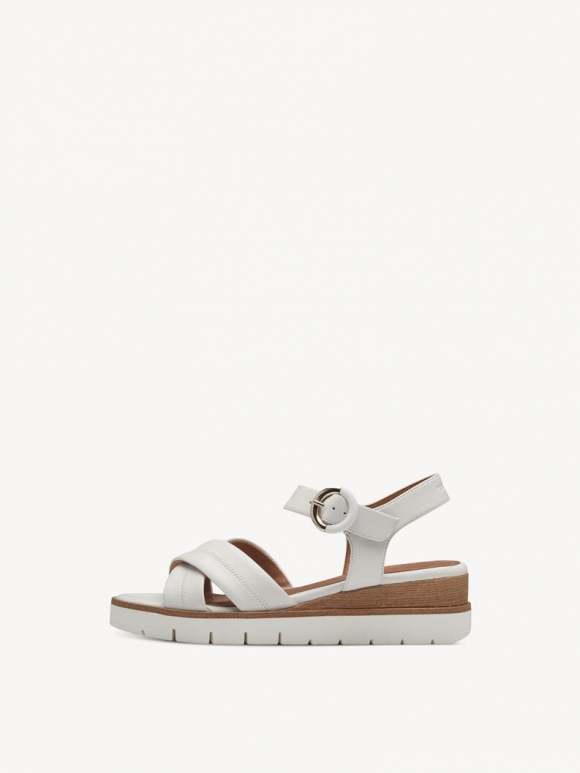 Tamaris Ledersandalette - Weiß Tamaris Ledersandalette - Weiß