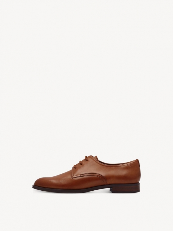 Tamaris Lederhalbschuh - Braun Tamaris Lederhalbschuh - Braun