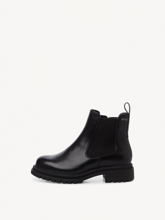 Tamaris Leder Chelsea Boot Gore-tex - Schwarz Tamaris Leder Chelsea Boot Gore-tex - Schwarz