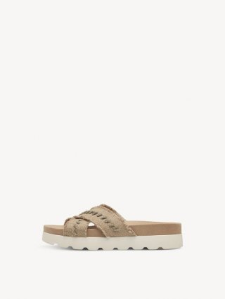Tamaris Pantolette - Beige Tamaris Pantolette - Beige