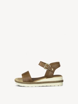 Tamaris Ledersandalette - Braun Tamaris Ledersandalette - Braun