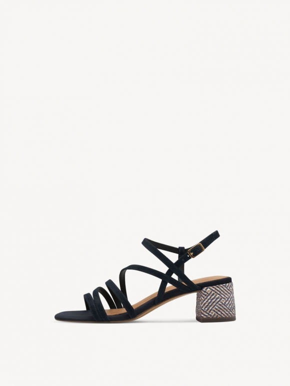 Tamaris Ledersandalette - Blau