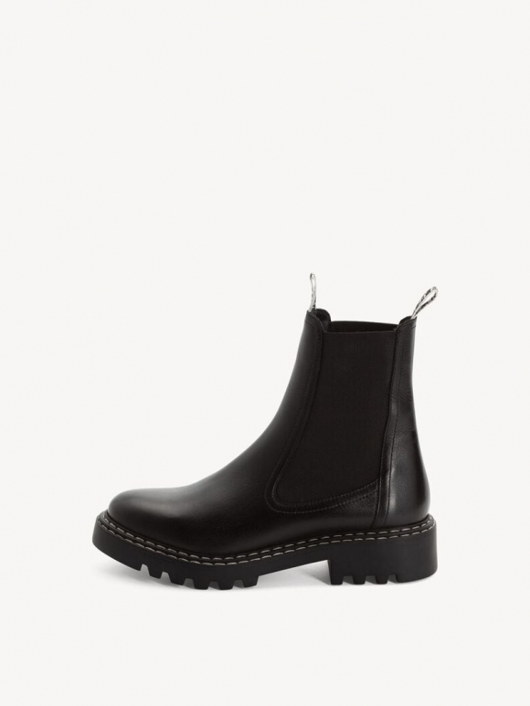 Tamaris Leder Chelsea Boot - Schwarz