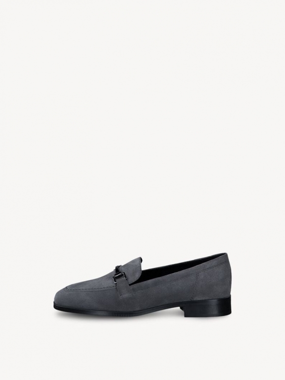 Tamaris Lederslipper - Grau Tamaris Lederslipper - Grau