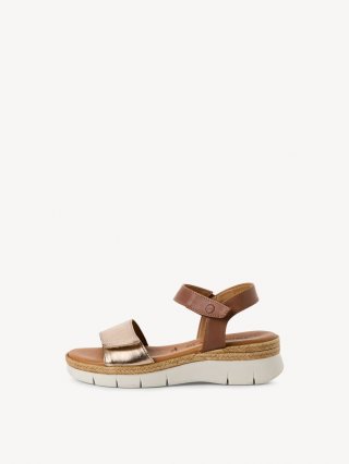Tamaris Ledersandalette - Braun Tamaris Ledersandalette - Braun