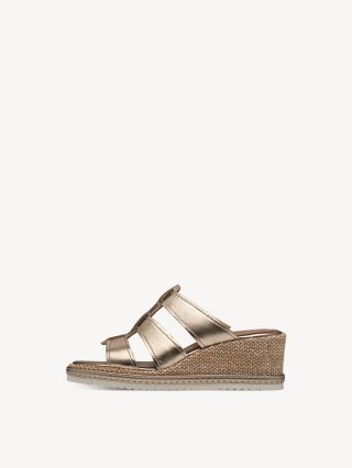 Tamaris Lederpantolette - Metallic Tamaris Lederpantolette - Metallic