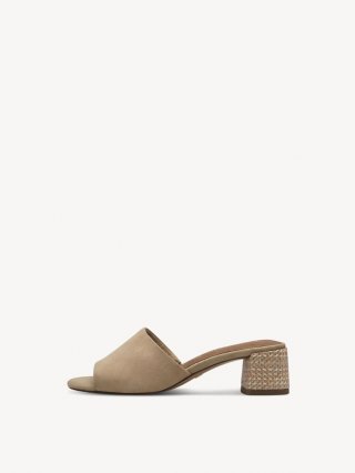 Tamaris Lederpantolette - Braun Tamaris Lederpantolette - Braun
