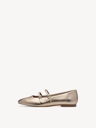 Tamaris Lederballerina - Metallic