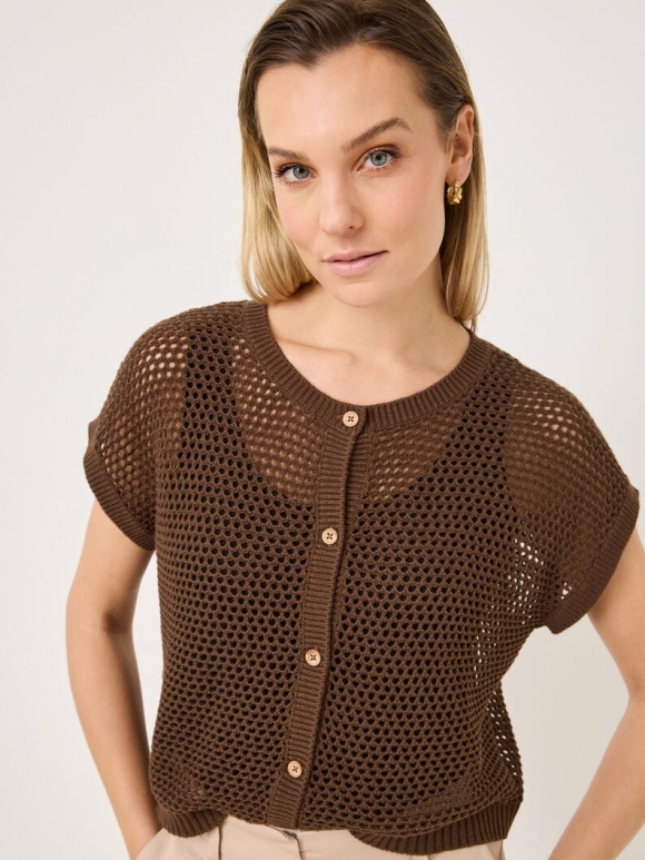 Tamaris Cardigan - Braun Tamaris Cardigan - Braun