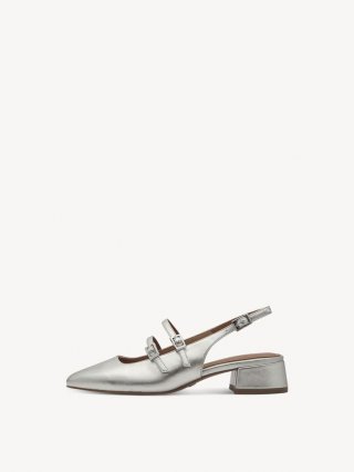 Tamaris Slingpumps - Metallic