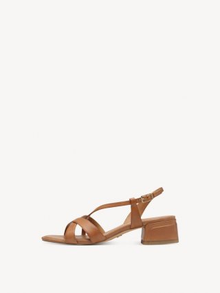 Tamaris Ledersandalette - Braun Tamaris Ledersandalette - Braun
