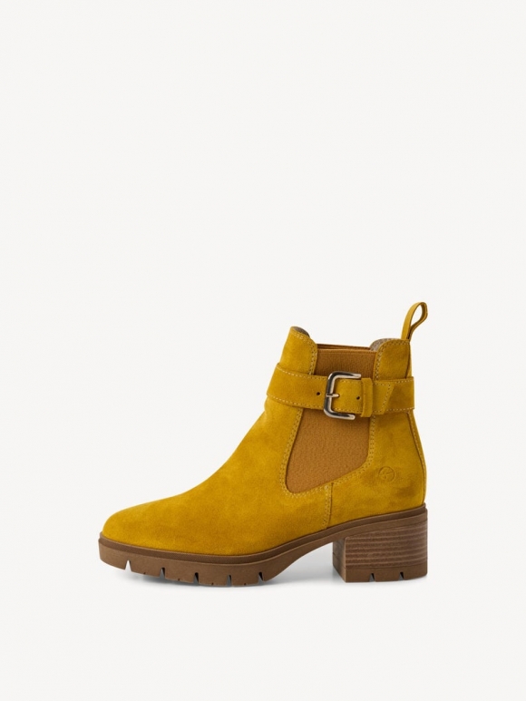 Tamaris Leder Chelsea Boot - Gelb Tamaris Leder Chelsea Boot - Gelb