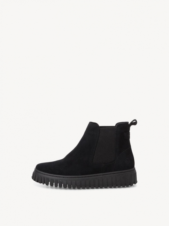 Tamaris Leder Chelsea Boot - Schwarz