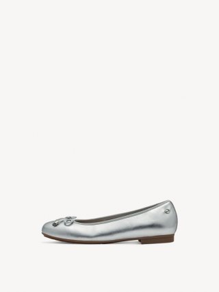 Tamaris Lederballerina - Metallic Tamaris Lederballerina - Metallic