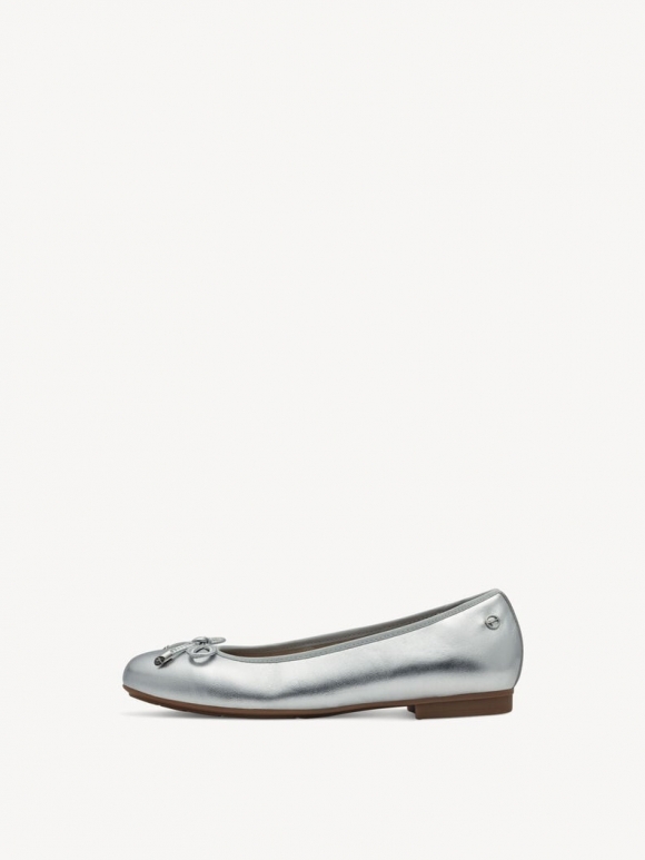 Tamaris Lederballerina - Metallic