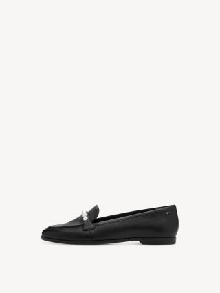 Tamaris Lederslipper - Schwarz Tamaris Lederslipper - Schwarz