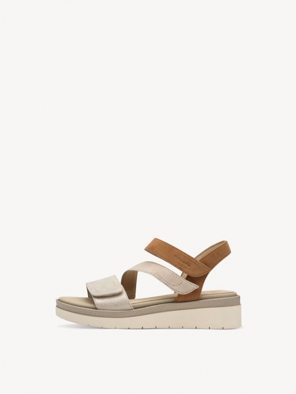 Tamaris Ledersandalette - Braun