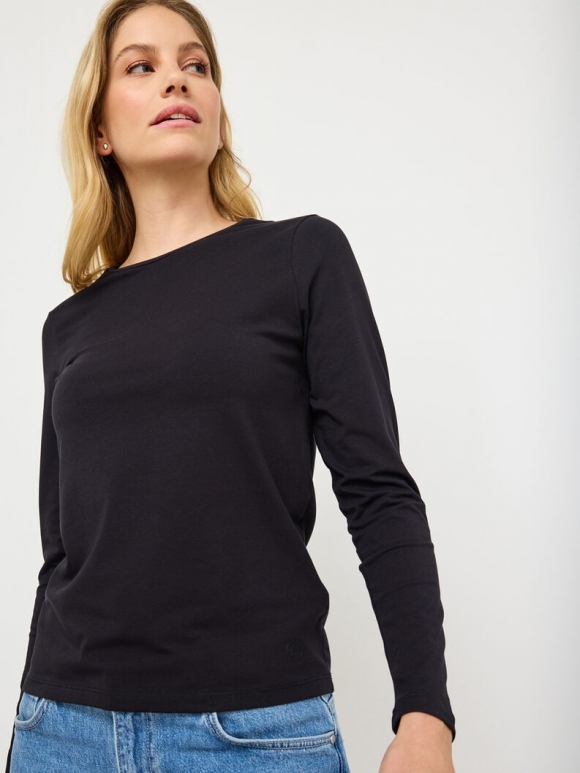 Tamaris Langarmshirt - Schwarz Tamaris Langarmshirt - Schwarz