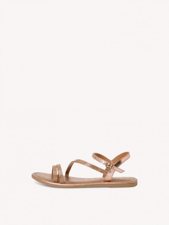 Tamaris Ledersandale - Metallic