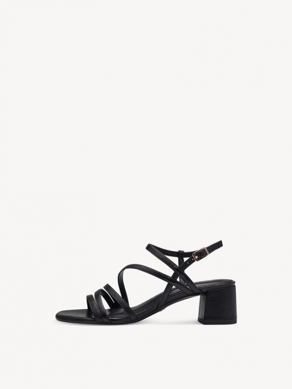 Tamaris Ledersandalette - Schwarz Tamaris Ledersandalette - Schwarz