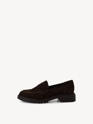 Tamaris Lederslipper - Braun Tamaris Lederslipper - Braun