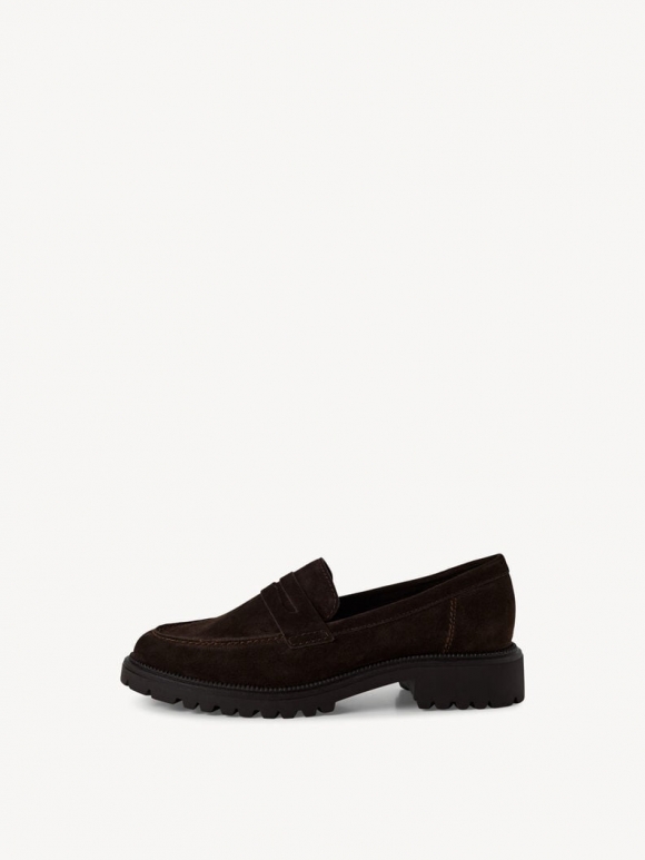 Tamaris Lederslipper - Braun Tamaris Lederslipper - Braun