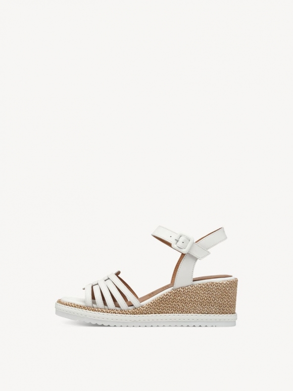 Tamaris Ledersandalette - Weiß Tamaris Ledersandalette - Weiß