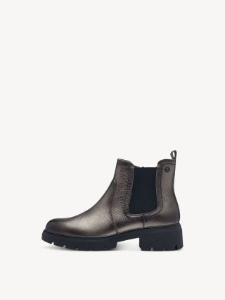 Tamaris Chelsea Boot - Metallic Tamaris Chelsea Boot - Metallic