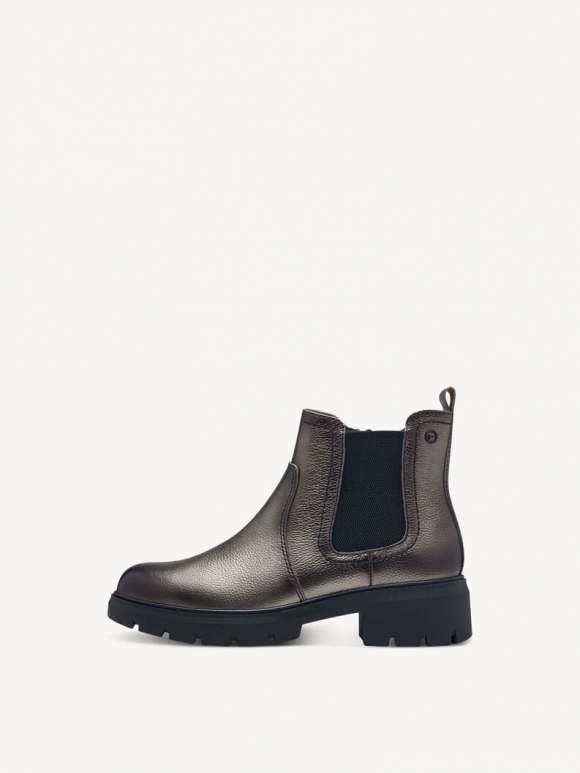 Tamaris Chelsea Boot - Metallic Tamaris Chelsea Boot - Metallic