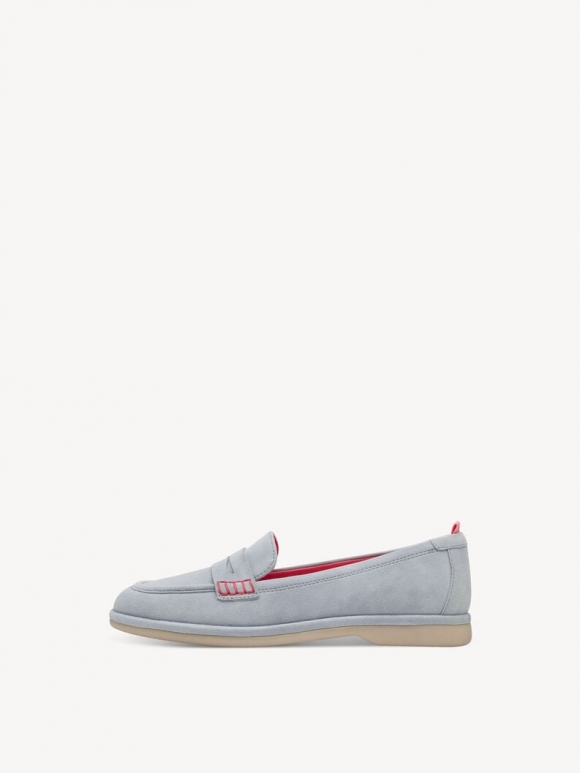 Tamaris Lederslipper - Blau
