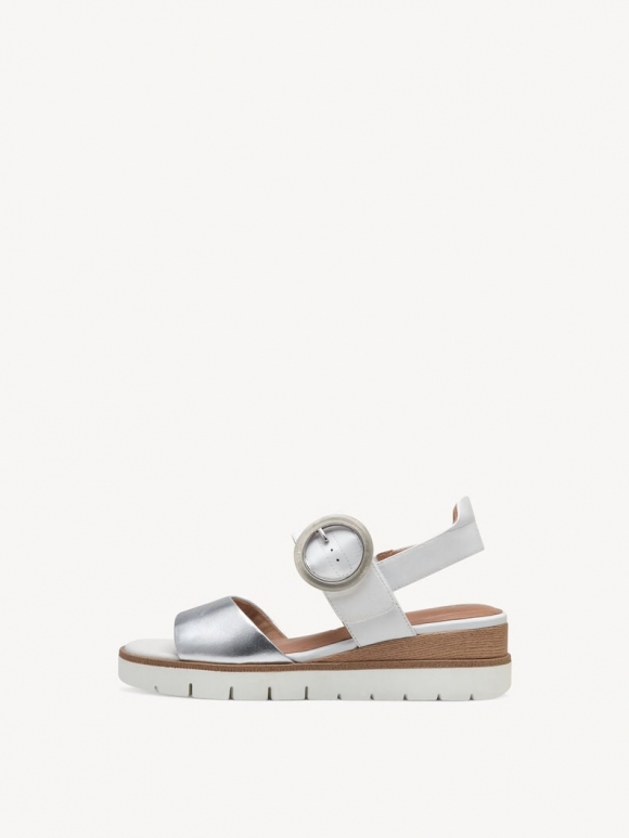 Tamaris Ledersandalette - Weiß Tamaris Ledersandalette - Weiß