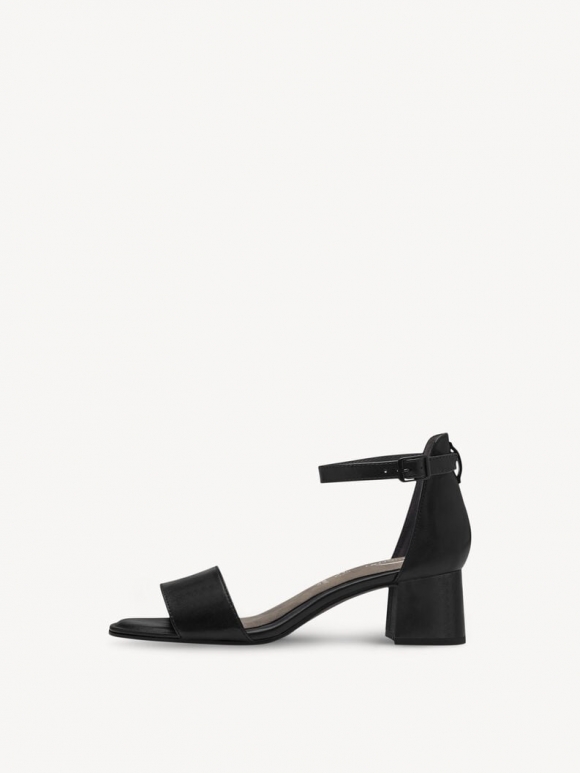 Tamaris Ledersandalette - Schwarz