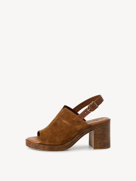 Tamaris Ledersandalette - Braun