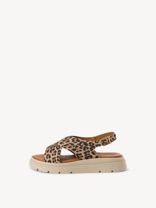 Tamaris Ledersandalette - Braun Tamaris Ledersandalette - Braun