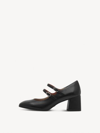 Tamaris Lederpumps - Schwarz