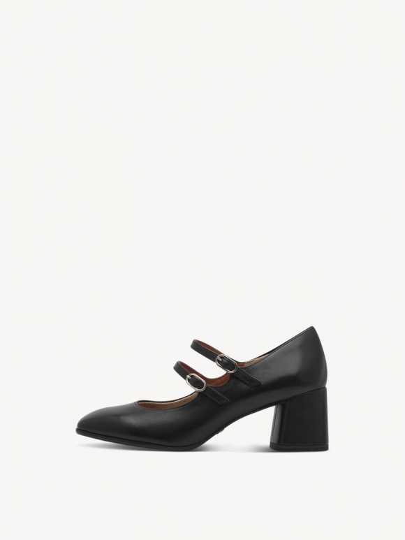 Tamaris Lederpumps - Schwarz
