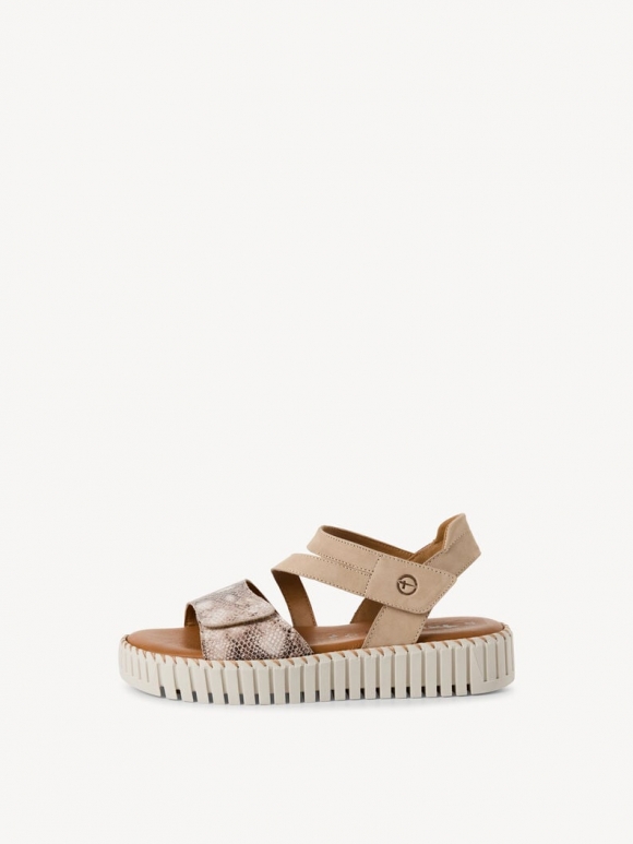 Tamaris Ledersandalette - Braun Tamaris Ledersandalette - Braun