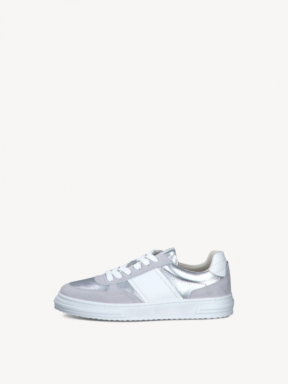 Tamaris Ledersneaker - Silber