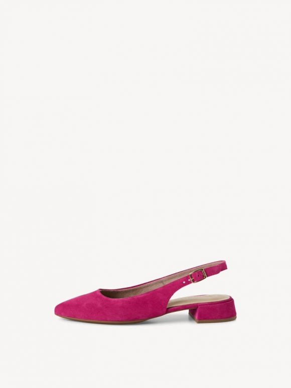 Tamaris Lederslingpumps - Pink Tamaris Lederslingpumps - Pink