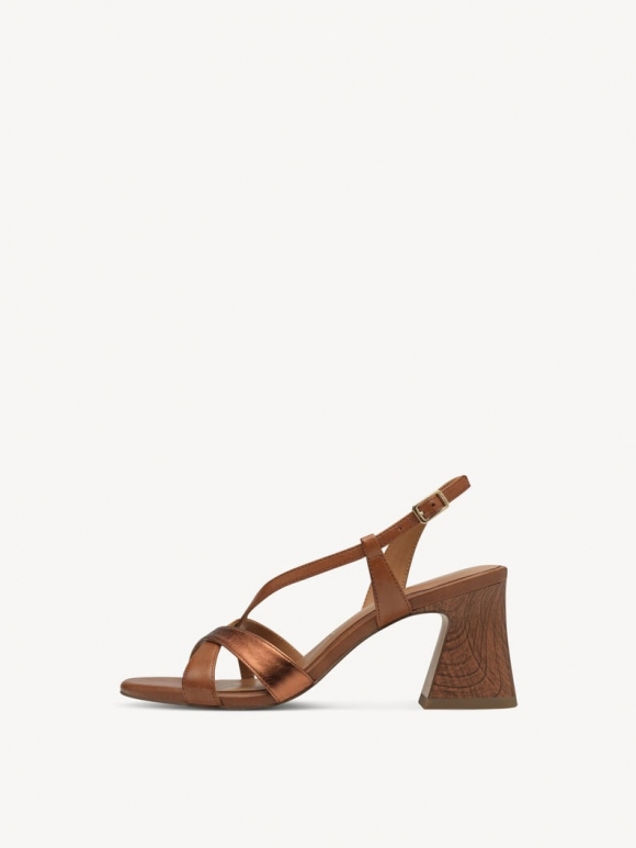 Tamaris Ledersandalette - Braun Tamaris Ledersandalette - Braun