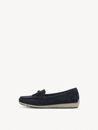 Tamaris Lederslipper - Blau Tamaris Lederslipper - Blau